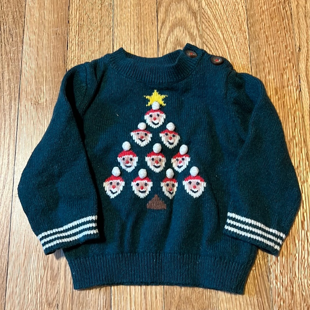 Baby Boden Santa sweater